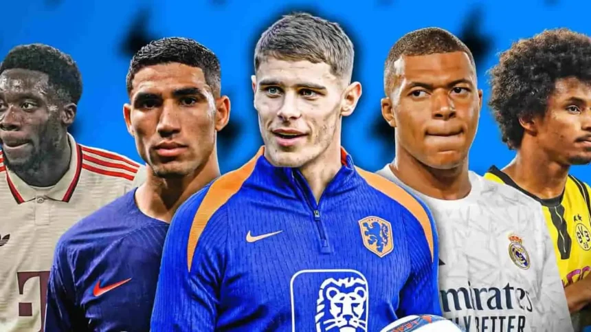 fastest players in the world van de ven mbappe adeyemi min 1 min